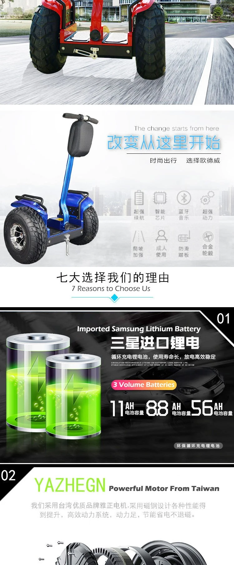 Bluetooth Smart Auto Standing 2 Wheel Electric Self Balance Board Scooter