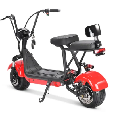 2021 Nova Chegada 48V 12ah off Road Aprovação CE Barata Red Mini Citycoco, E Scooter na China