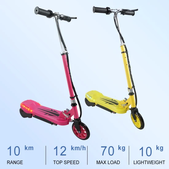 Preço baixo de fábrica na China E-Scooter Luz LED Duas rodas Scooter elétrica infantil