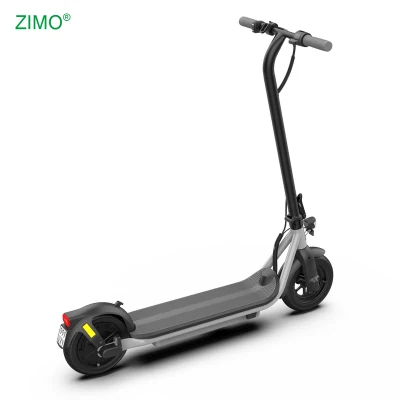 E-Scooters de patinete preto dobrável em liga de alumínio para aeronaves 2023