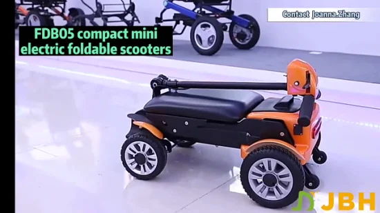 Scooter elétrico dobrável tamanho pequeno Jbh apenas 19 kg