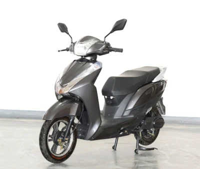 Scooter elétrica de qualidade confiável Black City Commute 1200 W com estrutura de tubo de ferro