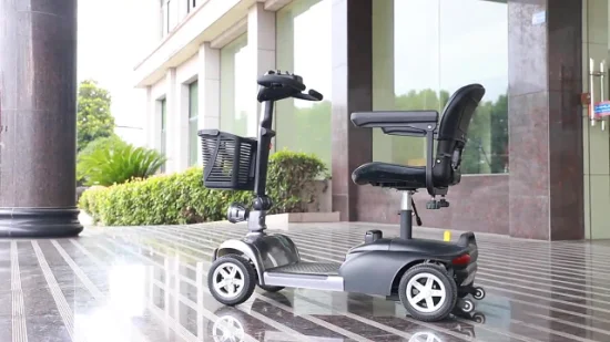 Mobilitatsroller elétrico dobrável de quatro rodas para deficientes Mobilidade Scooter